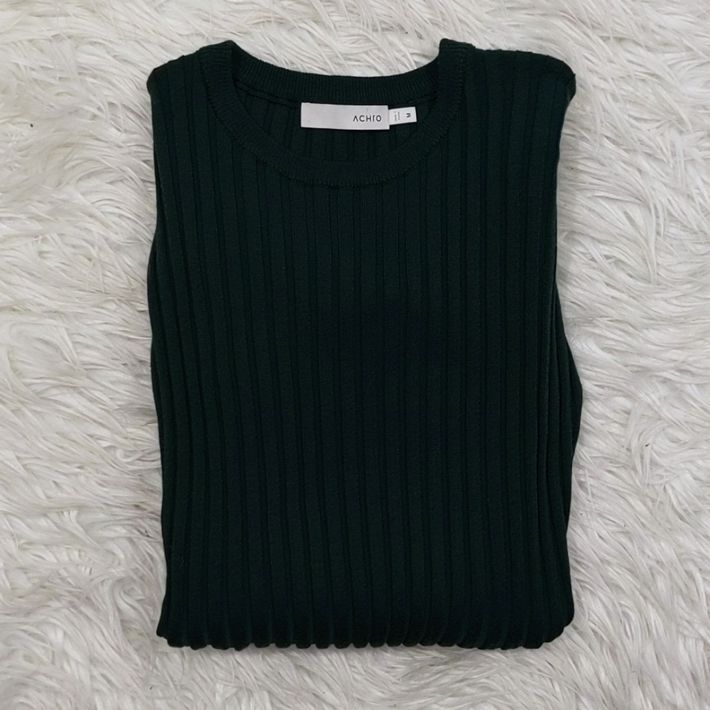 ACHRO Ribbed Tunic Sweater - Picture 3 of 4